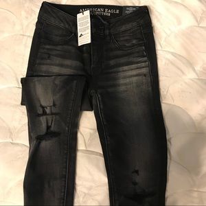 NWT American eagle gray jeans